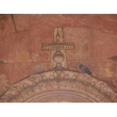 Wall decorations, cross symbol with lamp-like decor